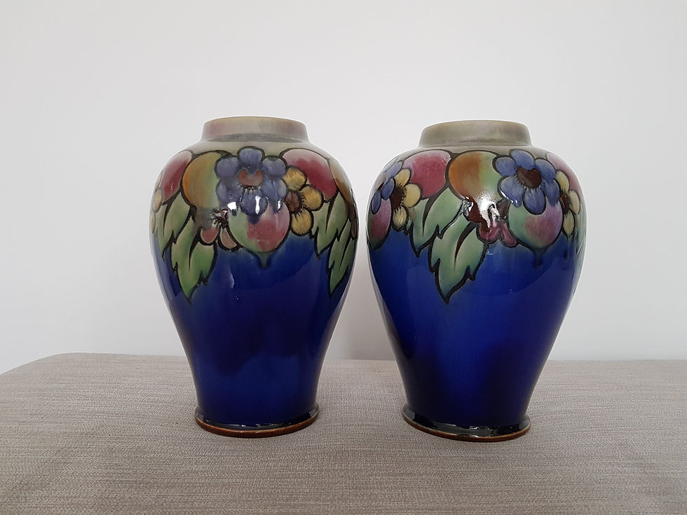 Thumbnail: Pair of Royal Doulton Vases