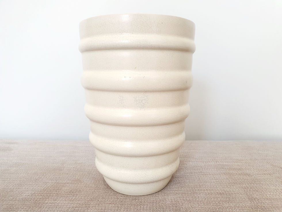 Thumbnail: Poole Pottery Magnolia White Vase