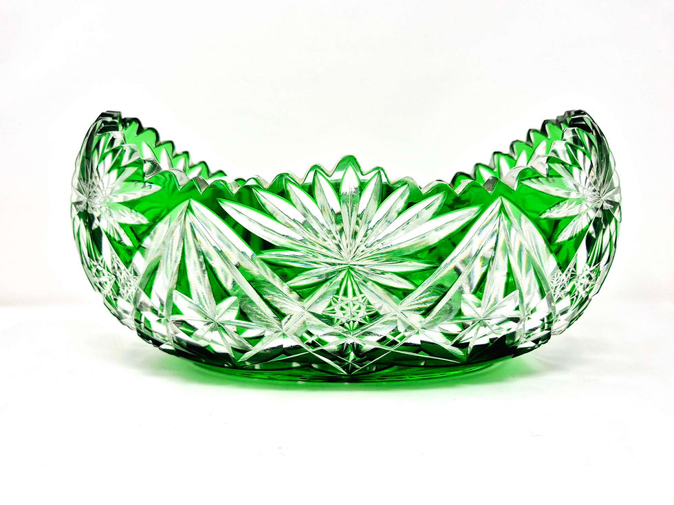 Thumbnail: Val St Lambert Cut Crystal Bowl