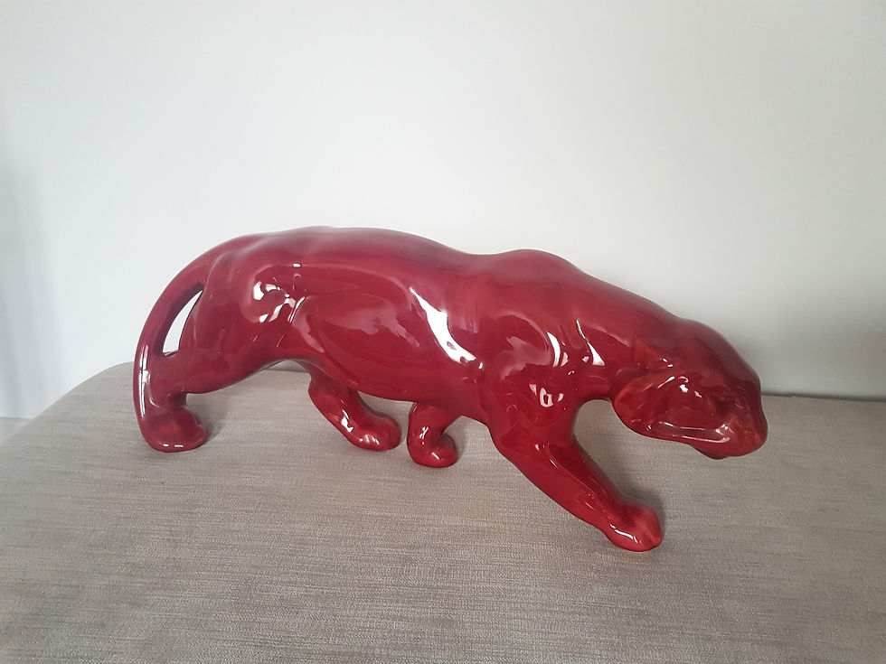 Thumbnail: Red Ceramic Panther