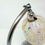 Thumbnail: Chrome Crescent Lamp with Flecked Shade