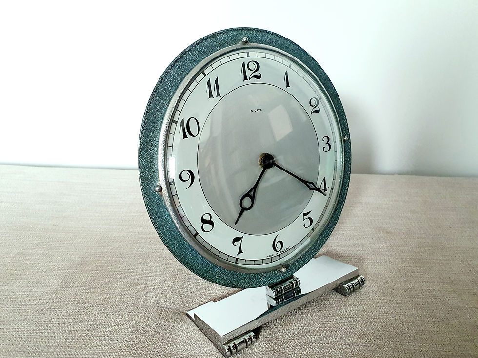 Thumbnail: Chrome Circular 8 Day Clock