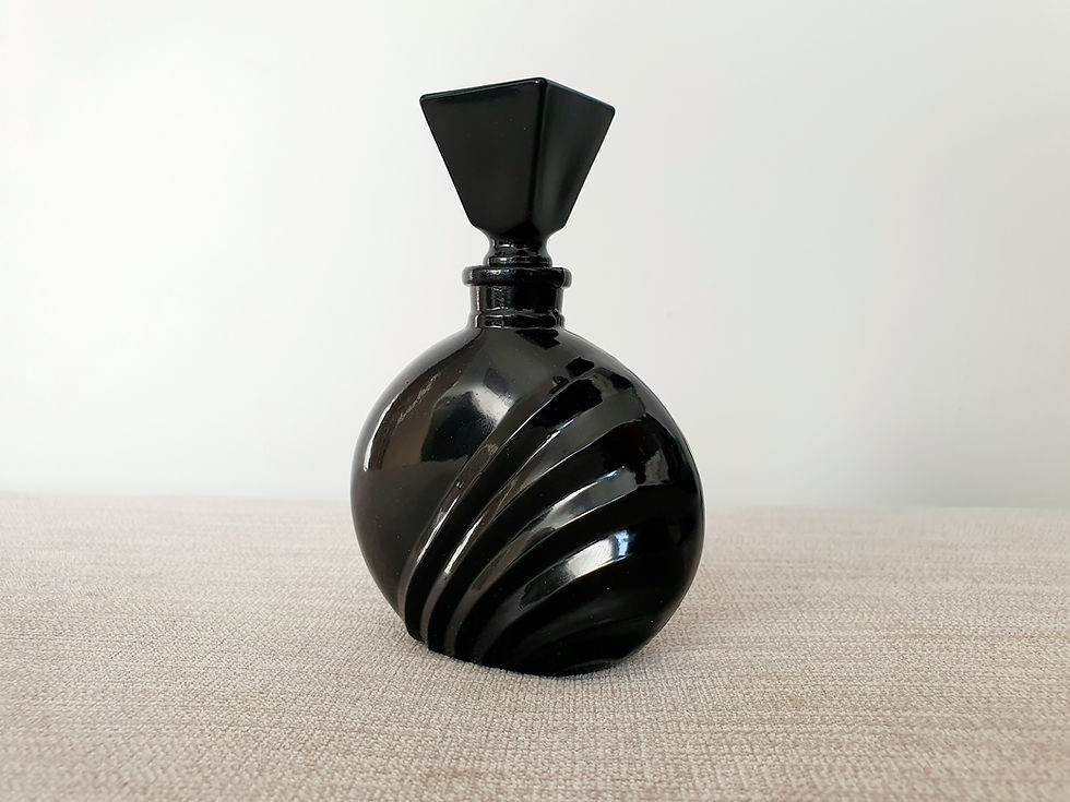 Thumbnail: Black Glass Perfume Bottle