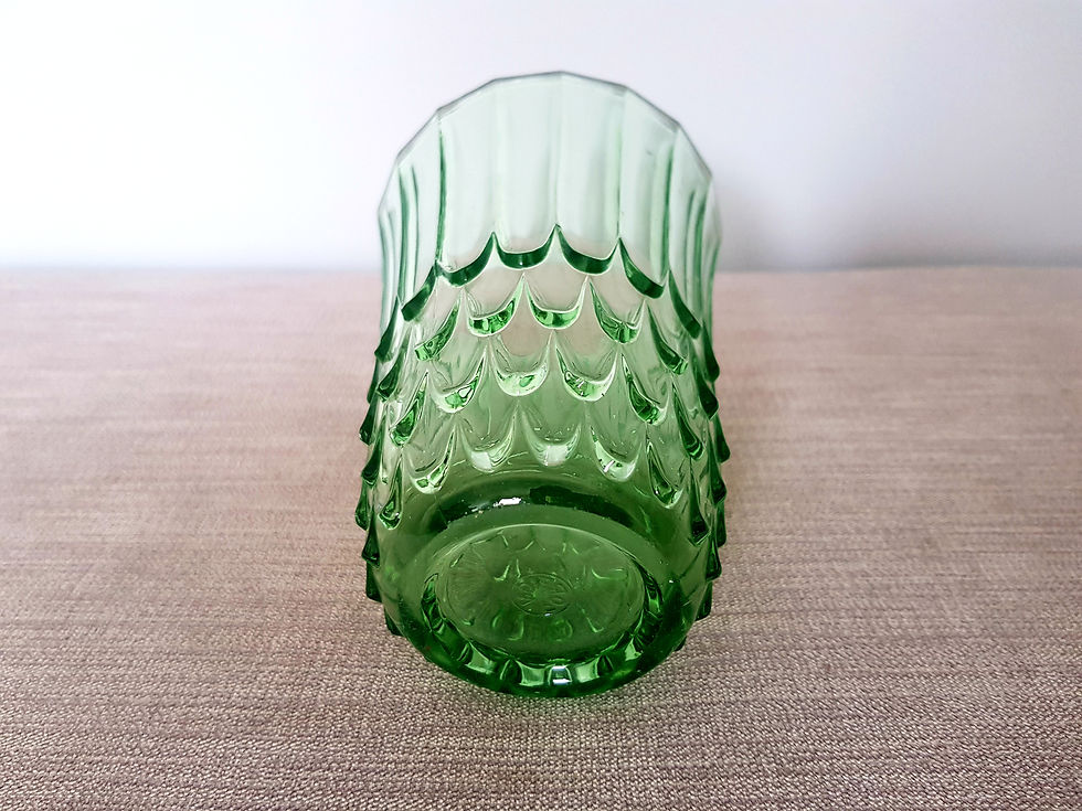 Thumbnail: Dark Green Glass Celery Vase