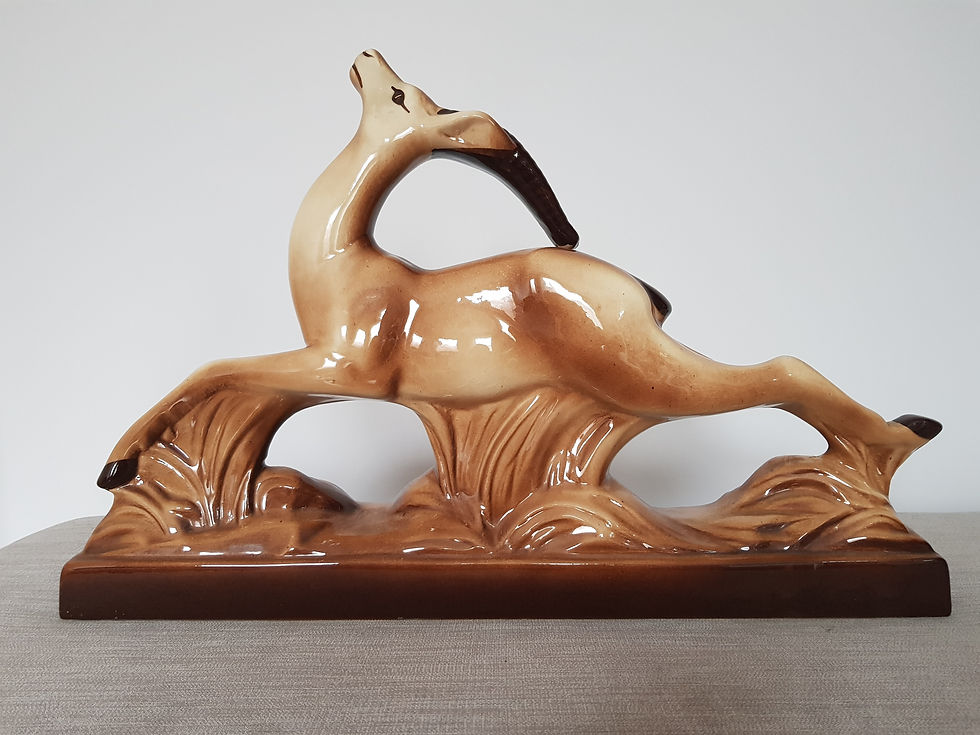 Thumbnail: Sainte Radegonde French Gazelle Statue
