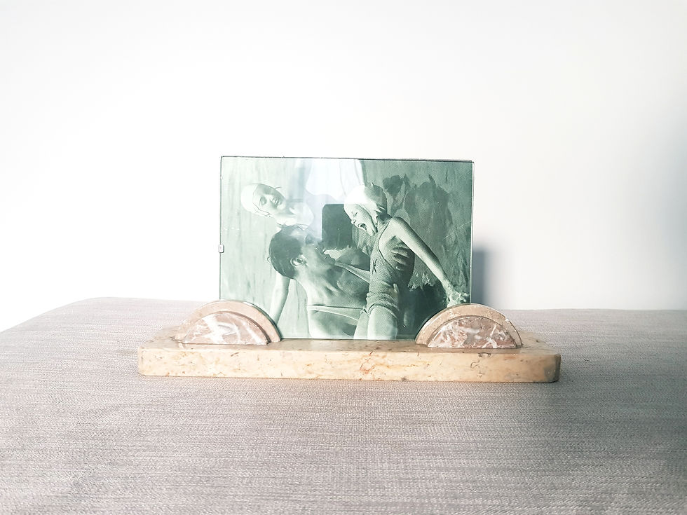 Thumbnail: Half Moon Marble Photo Frame