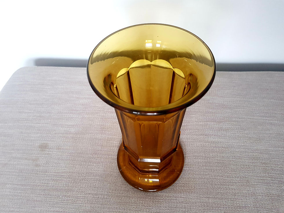 Thumbnail: Davidson Amber Column Vase