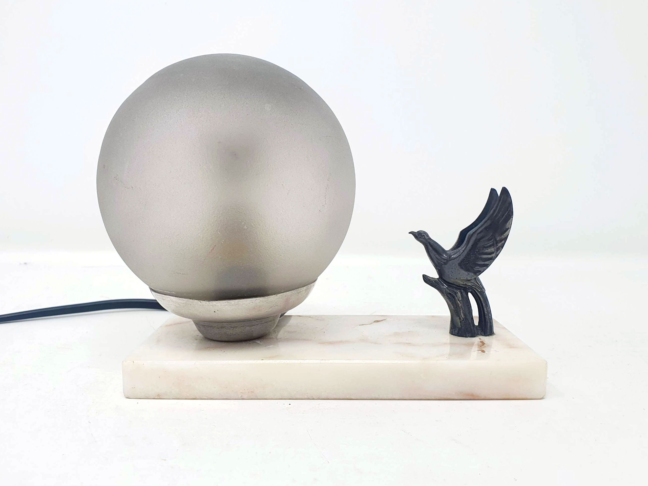 Bird Marble Lamp
