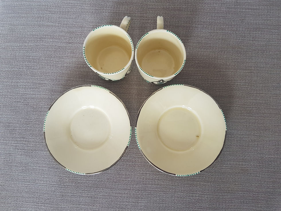 Thumbnail: Grindley Pair of Espresso Cups
