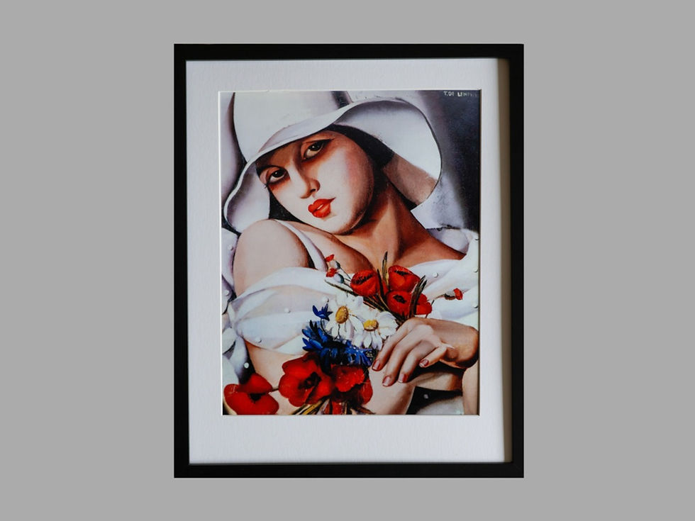 Thumbnail: Tamara de Lempicka Framed Print High Summer