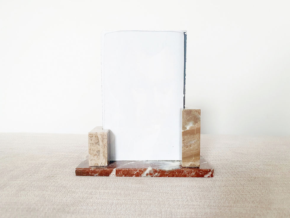 Thumbnail: Asymmetric Marble Photo Frame