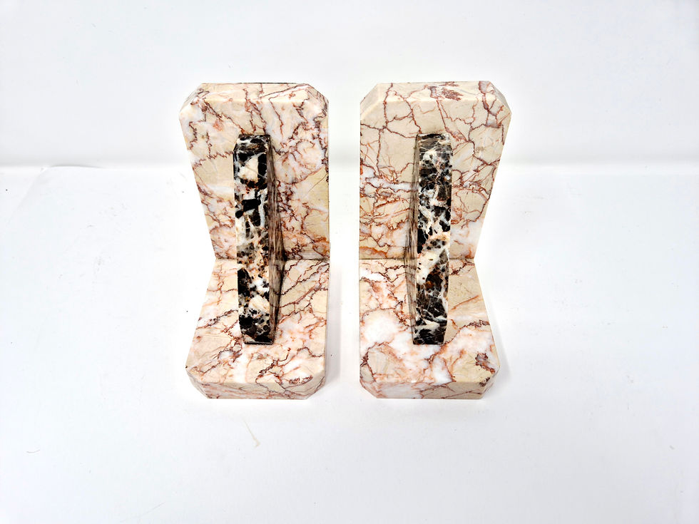 Thumbnail: Angular Marble Bookends