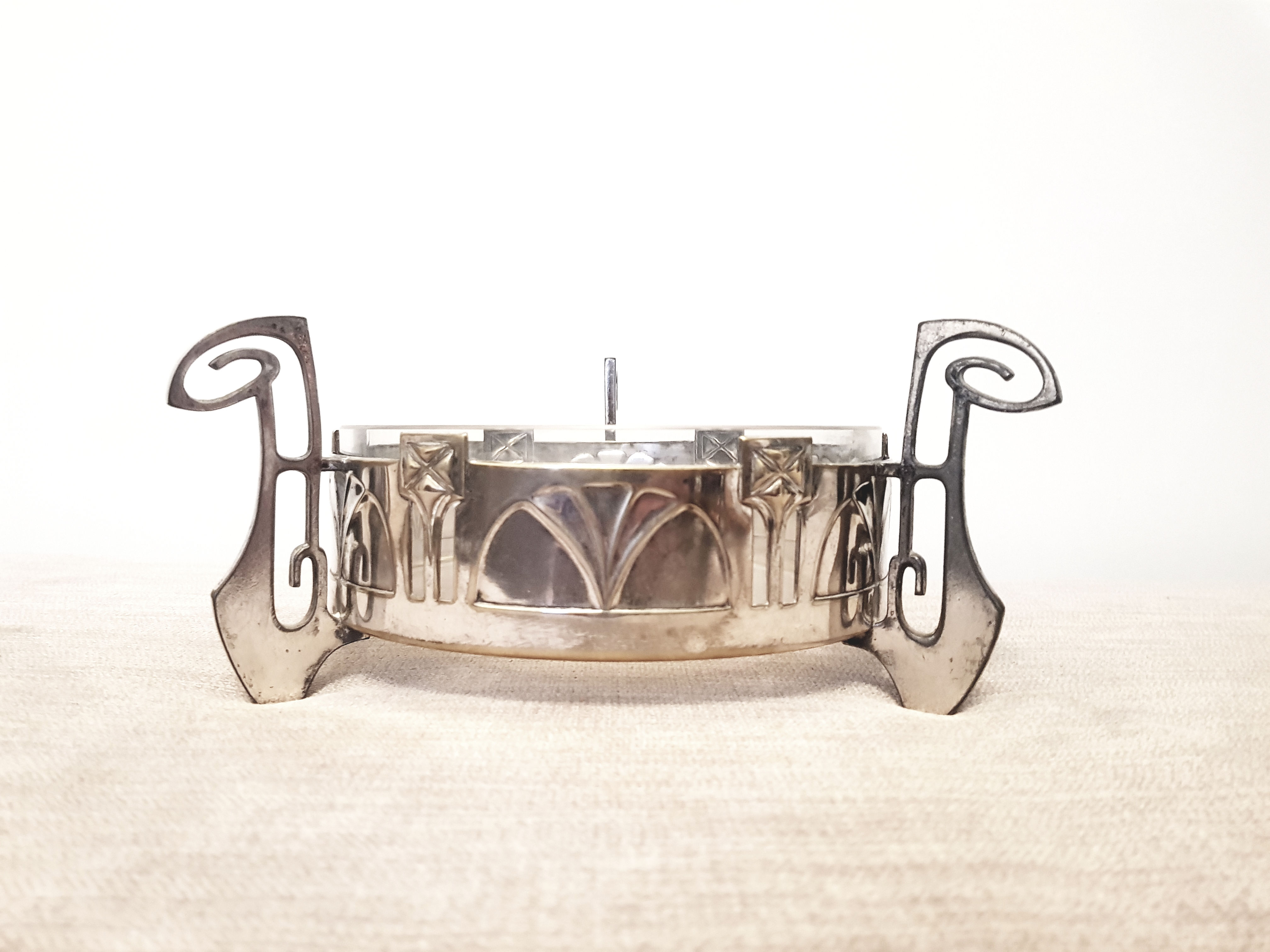 WMF Silver Plated Glass Lined Dish