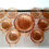 Thumbnail: Peach Glass Shell Dessert Bowl Set