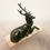 Thumbnail: Spelter Stag on Marble
