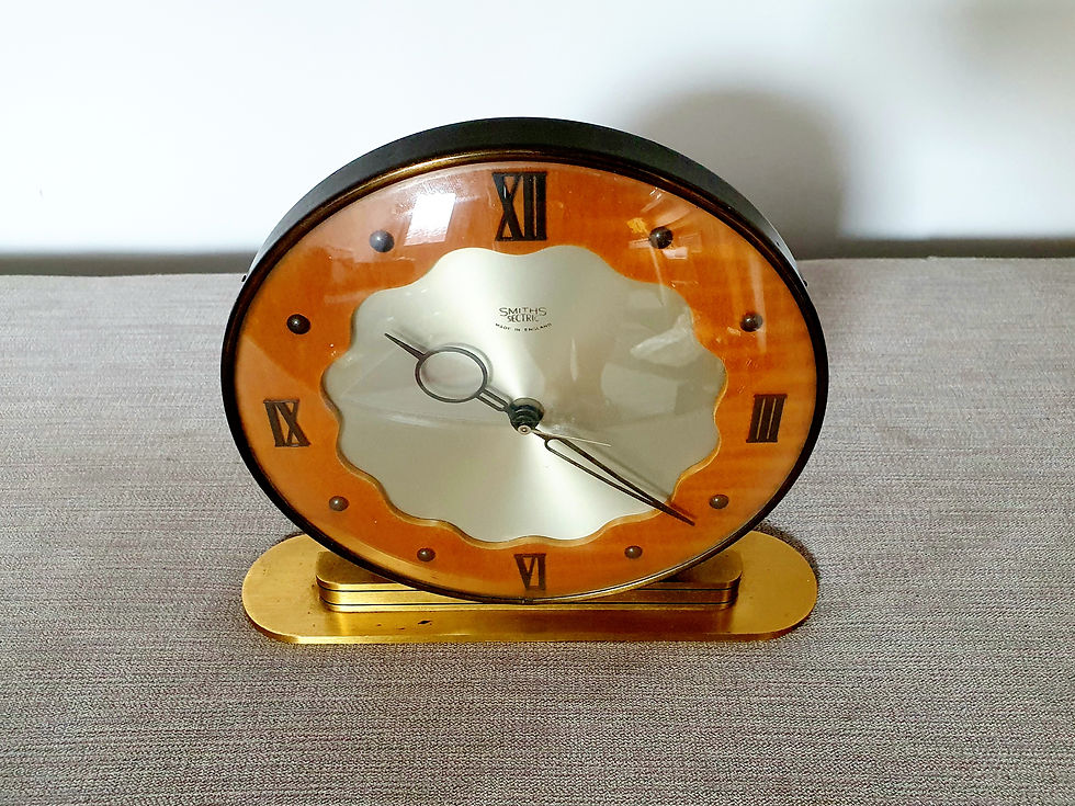 Thumbnail: Smiths Sectric Brass Clock