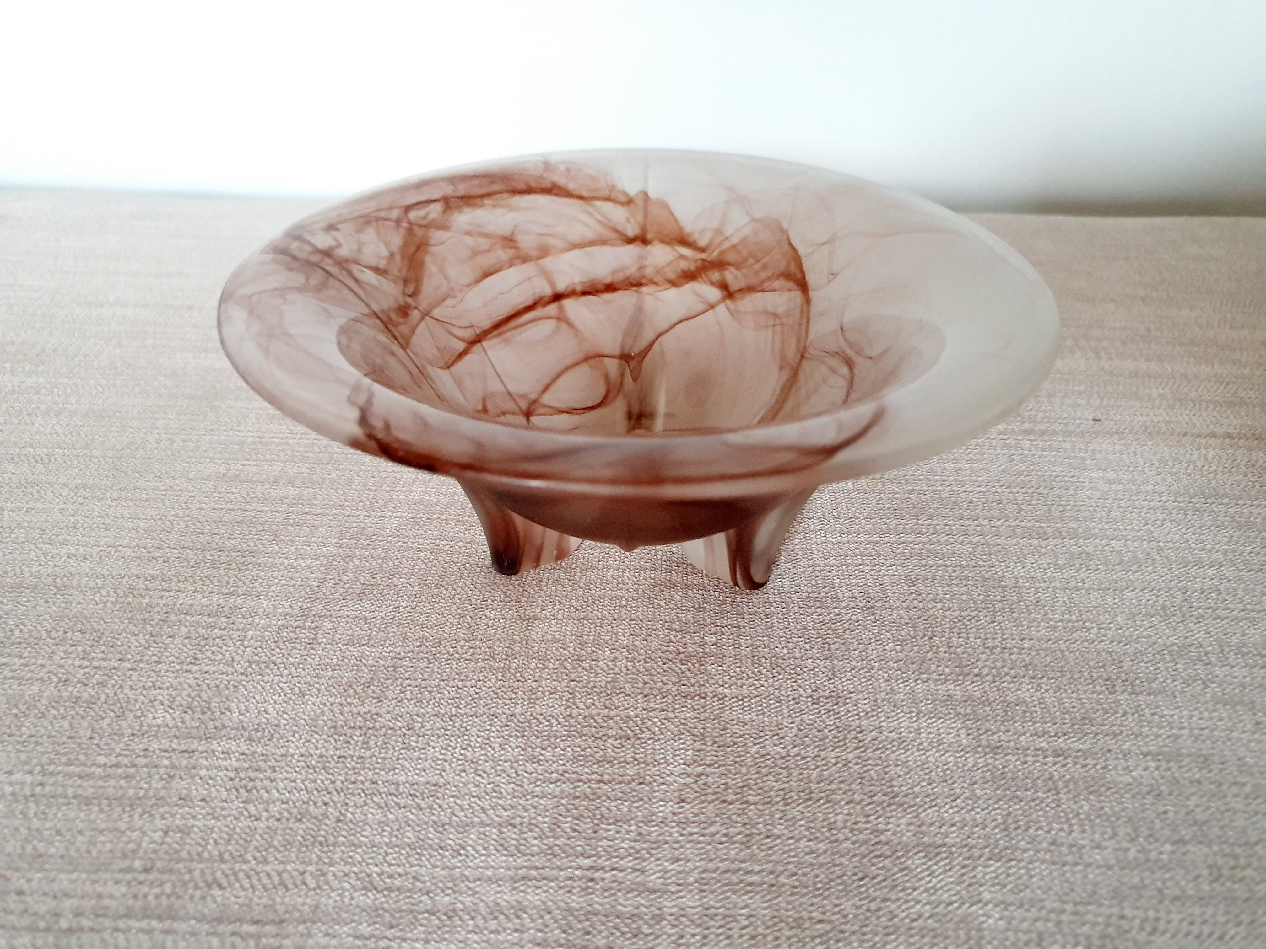 Walther & Sohne Sepia Cloud Glass Bowl