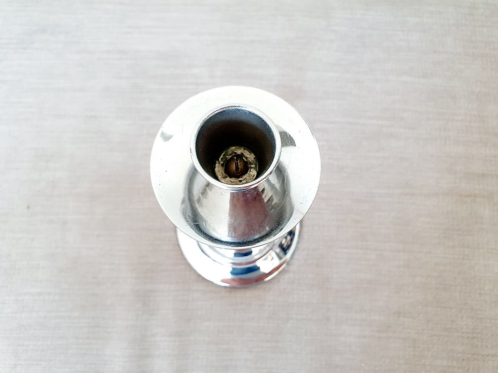 Thumbnail: Chrome Lady Candlestick Holder