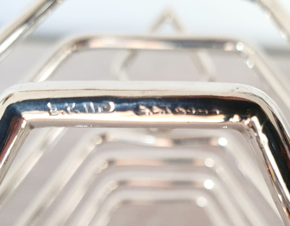 Thumbnail: Silver Plated Six Slice Toast Rack