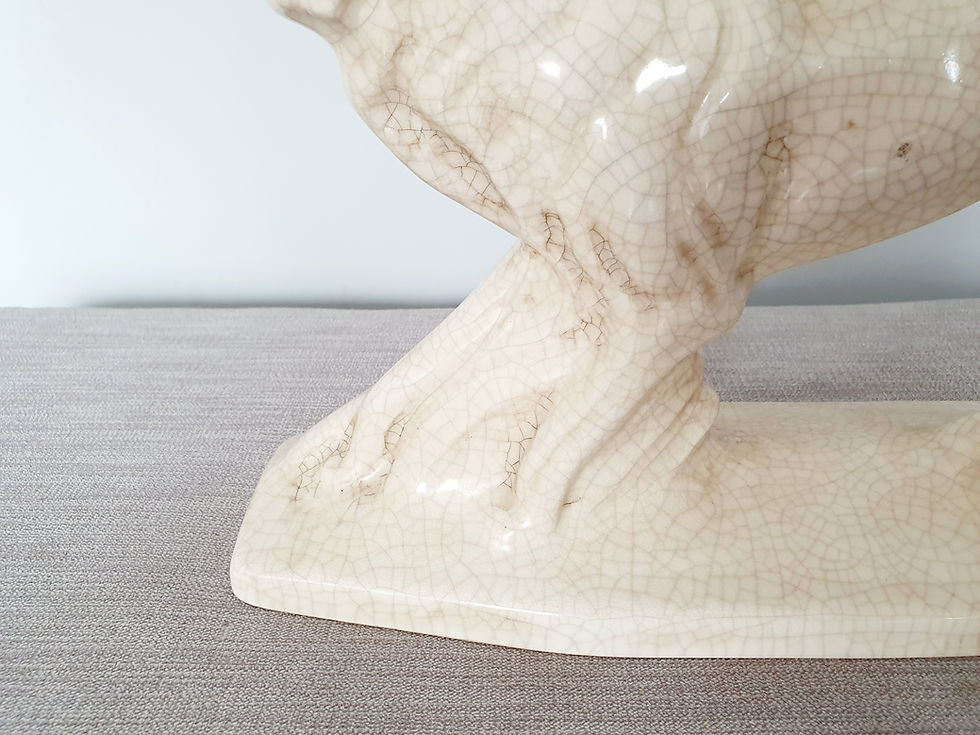 Thumbnail: L&V Crackle Glaze Borzoi