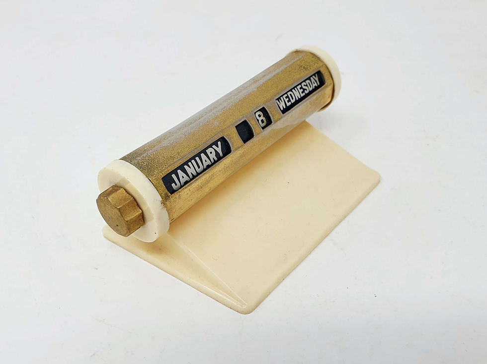 Thumbnail: Cream Bakelite Perpetual Calendar