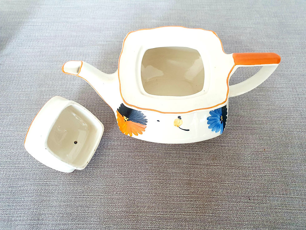 Thumbnail: Myott Floral Tea Set for Two