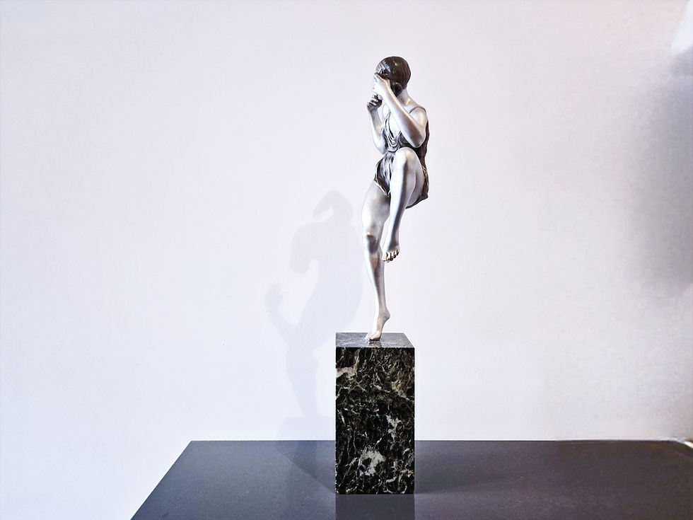 Thumbnail: Pierre Le Faguays Silvered Bronze Spring Dance