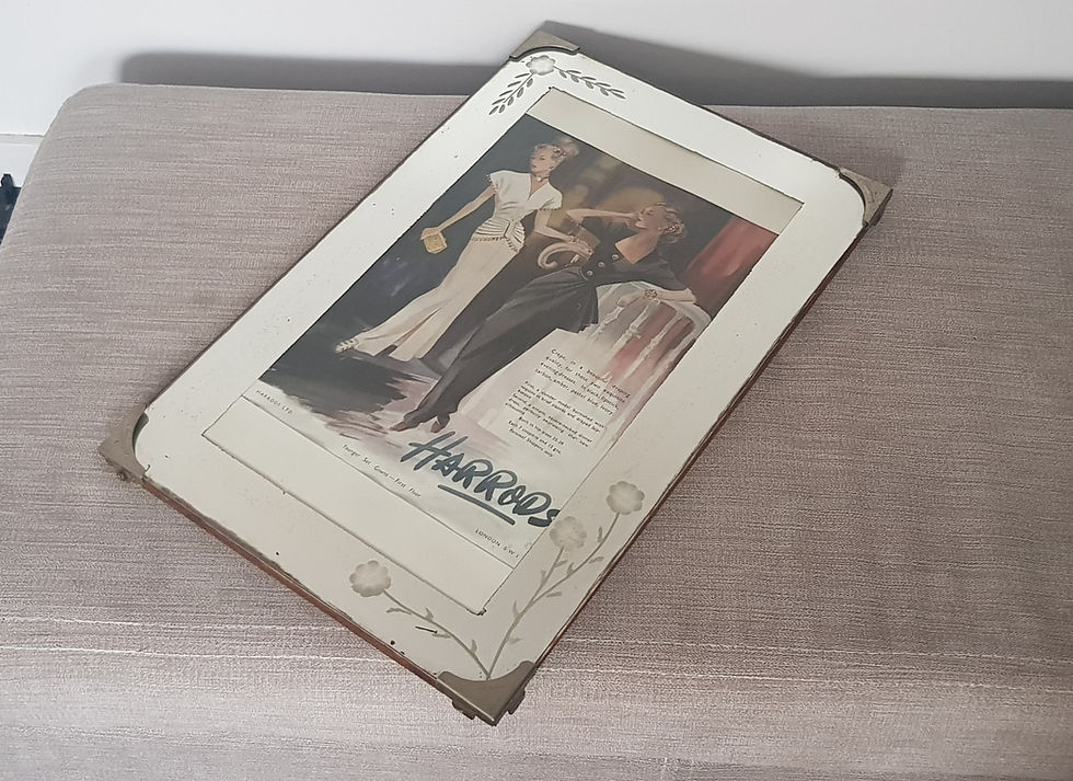 Thumbnail: Wall Hanging Silvered Photo Frame