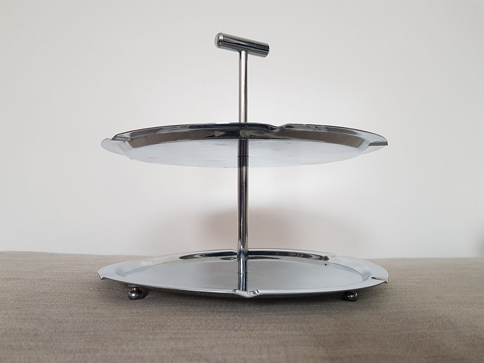 Thumbnail: Chrome 2 Tier Cake Stand