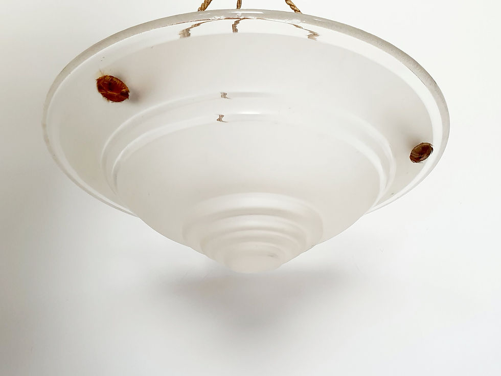 Thumbnail: Clear Frosted Glass Ceiling Light Shade