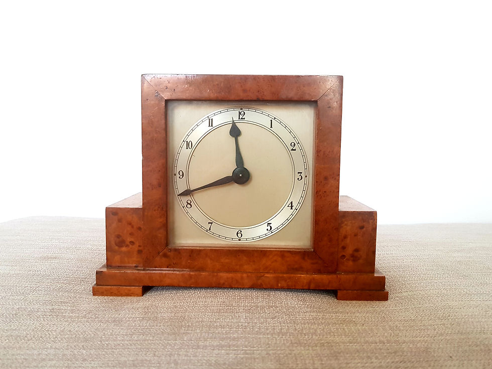 Thumbnail: Mercer Walnut Mantle Clock