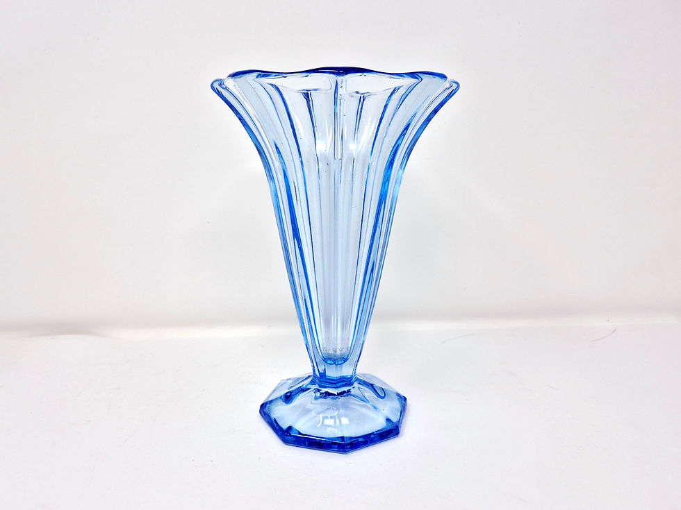 Thumbnail: Walther & Sohne Blue Trafalgar Vase