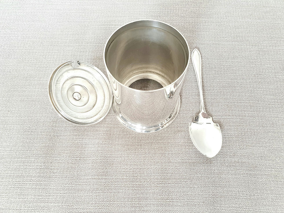 Thumbnail: Silver Plated Preserve Pot
