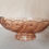 Thumbnail: Peach Glass Footed Bowl