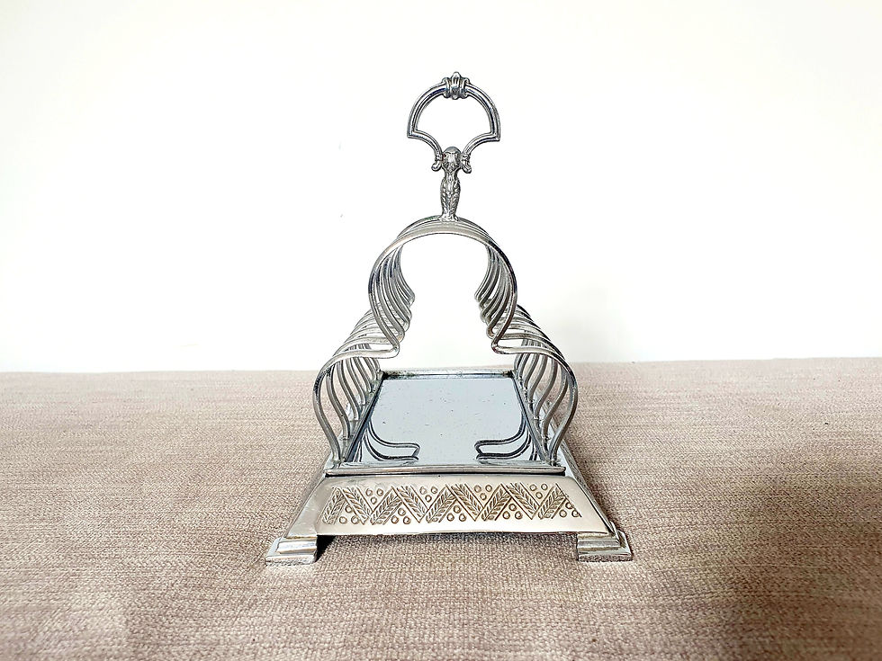Thumbnail: Chrome Patterned Toast Rack