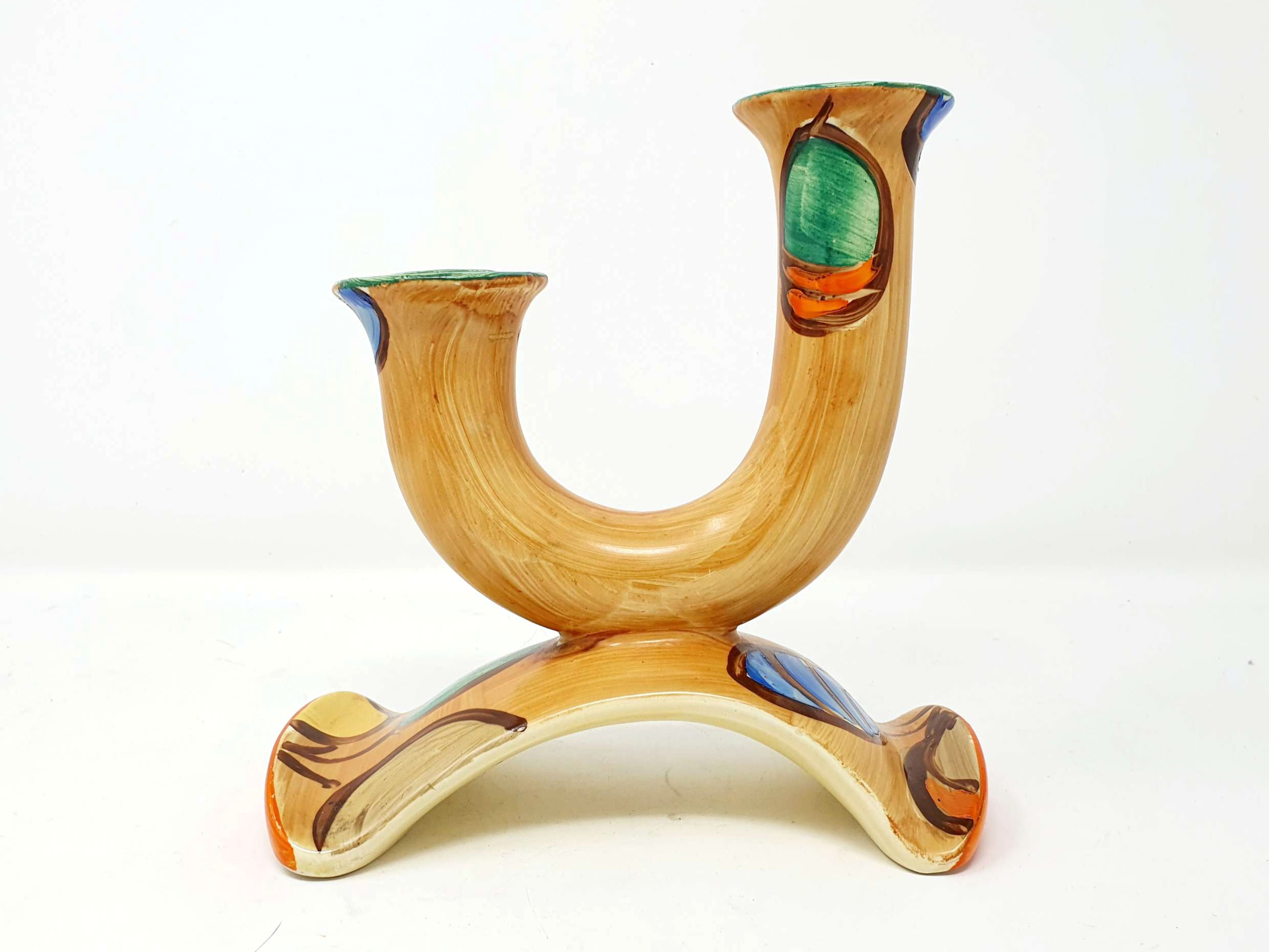 Myott Leaves Candlestick