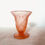 Thumbnail: Art Deco Pink Glass Vase Rosice 1930s for sale UK