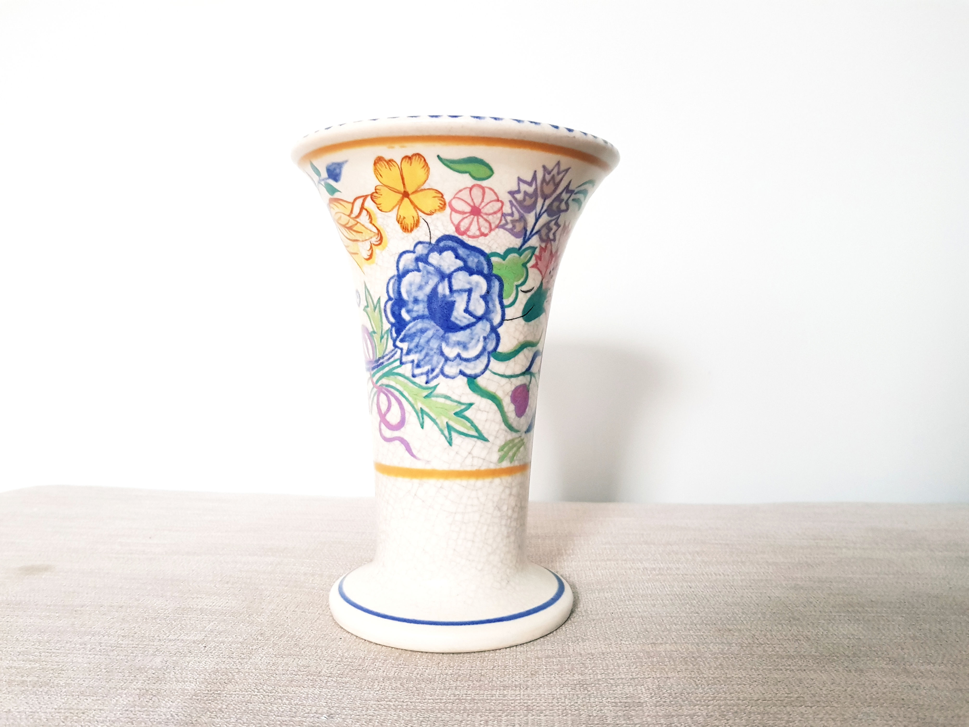 Poole Pottery Myrtle Bond Vase