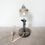 Thumbnail: Spelter Peahen Marble Lamp
