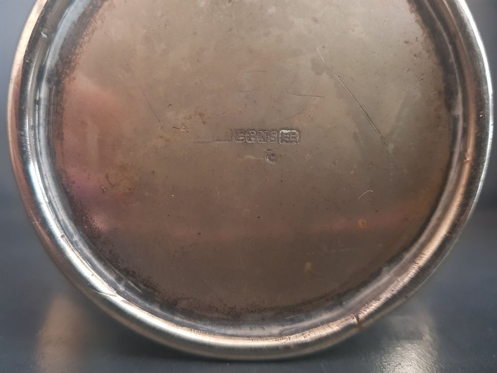 Thumbnail: Silver Plated Fan Vase