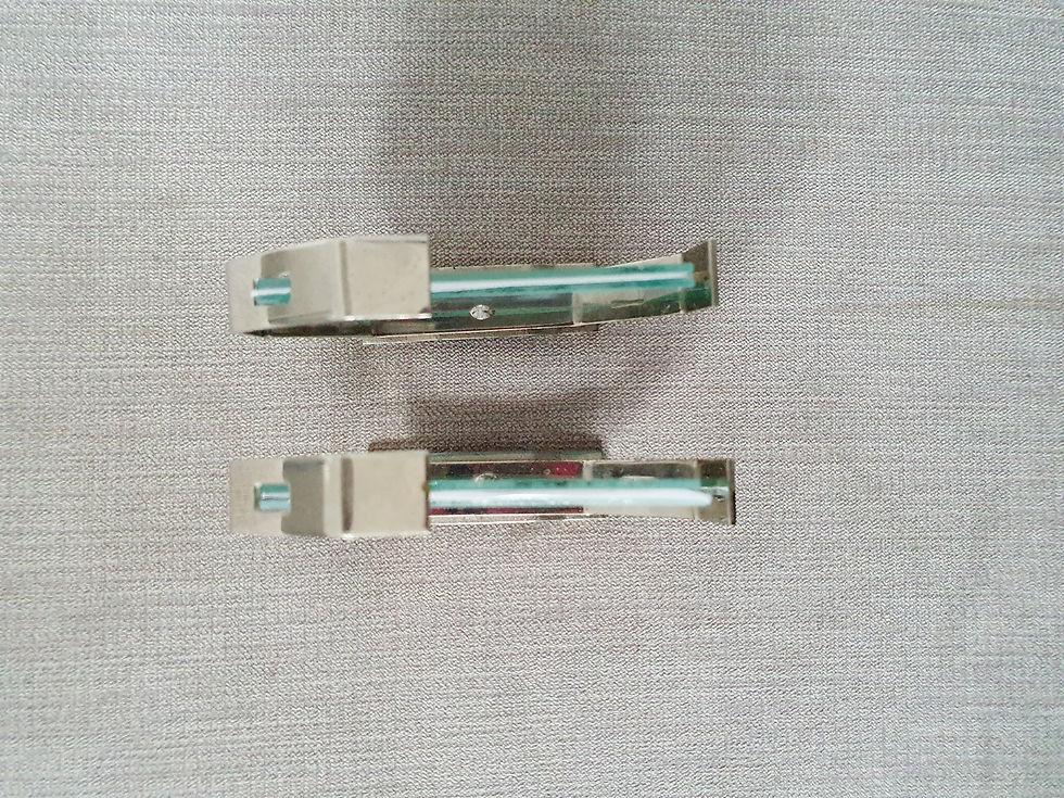 Thumbnail: Pair of Chrome Miniature Photo Frames