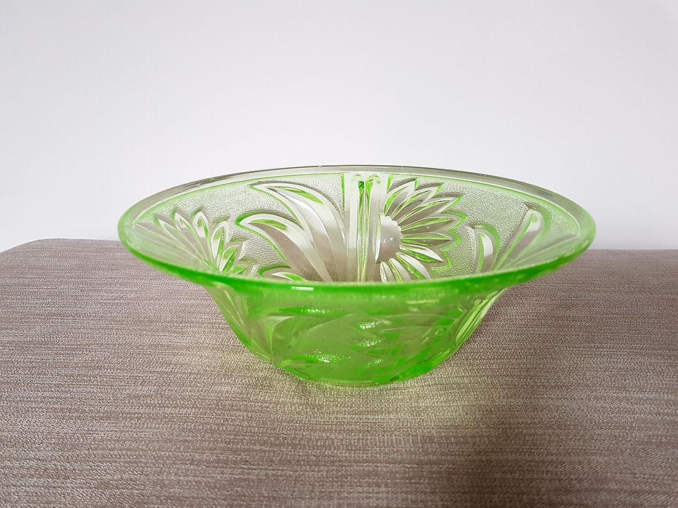 Thumbnail: Uranium Glass Bowl