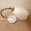 Thumbnail: Chrome Crescent Lamp with Opaline Shade