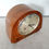Thumbnail: Inlaid Wooden Striking Mantel Clock