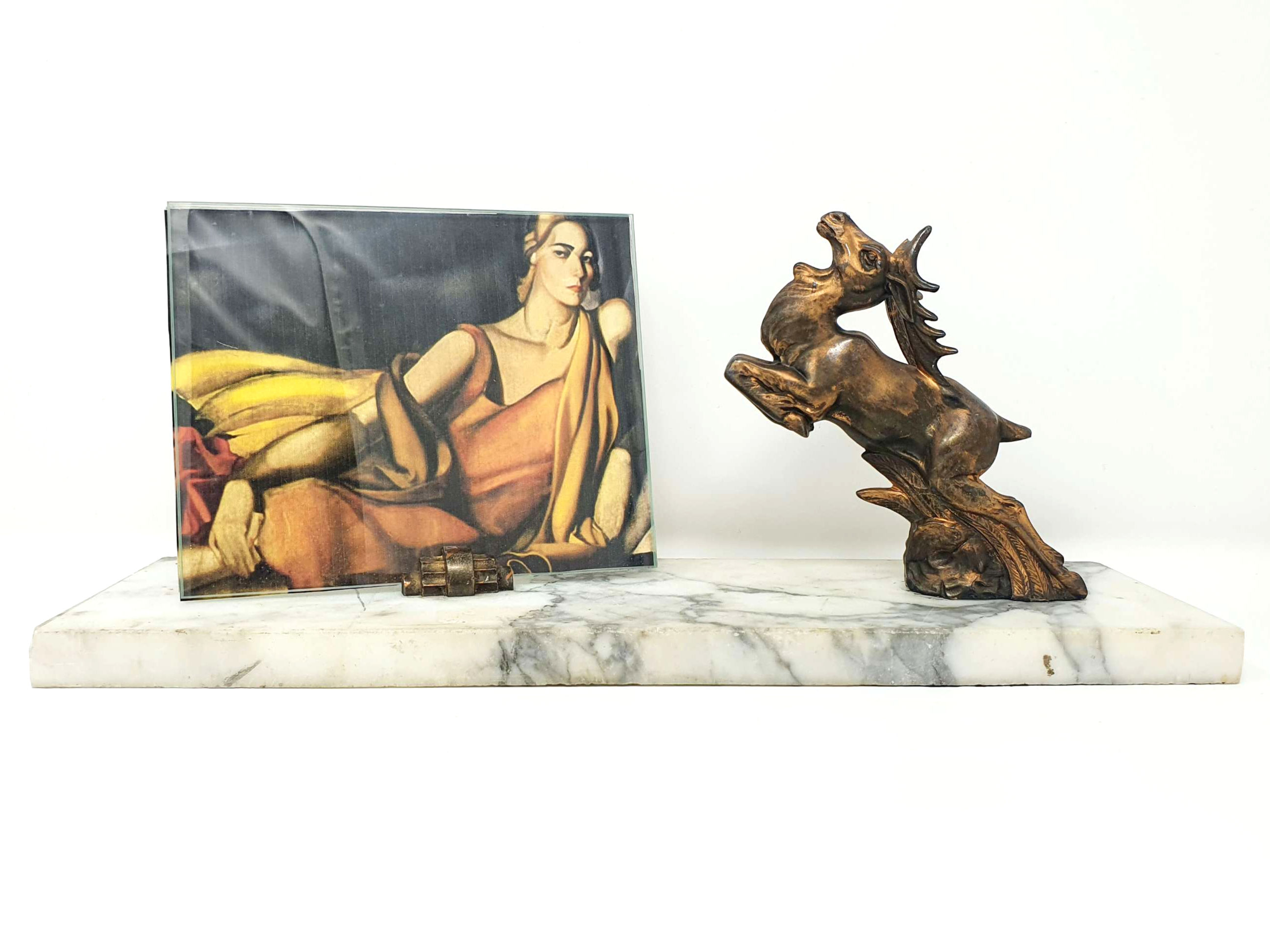 Stag Marble Photo Frame