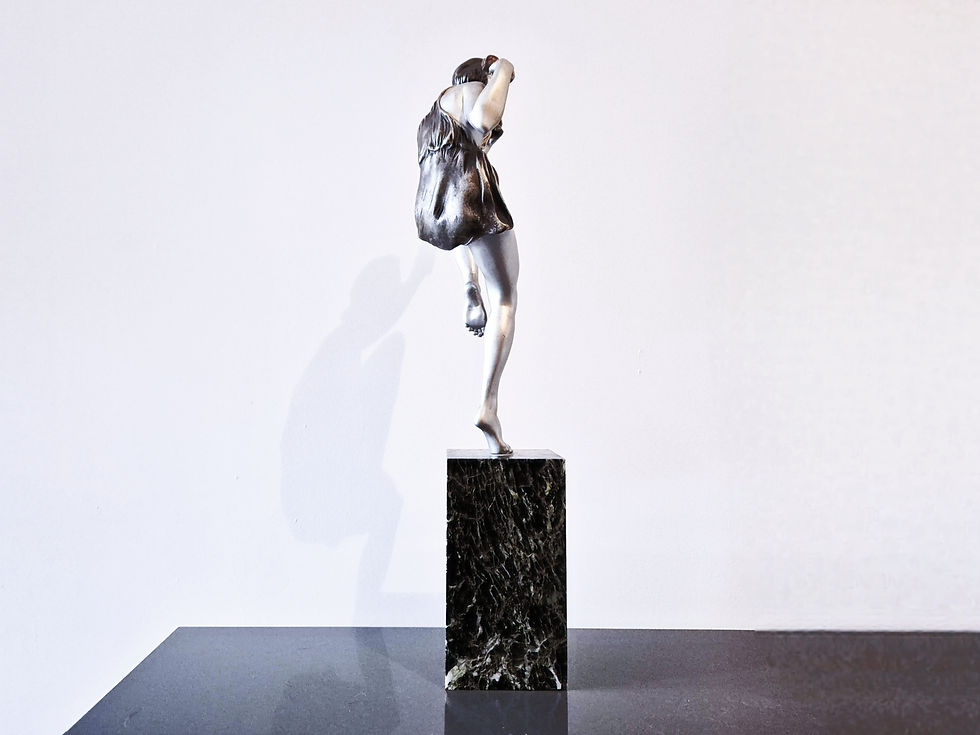 Thumbnail: Pierre Le Faguays Silvered Bronze Spring Dance