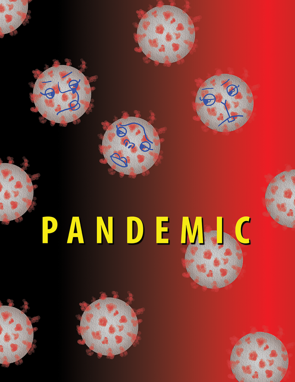 The topical seventh issue of "Like Herrings and Onions," called "Pandemic." It's loosely based on the poster for 1995's "Outbreak."
