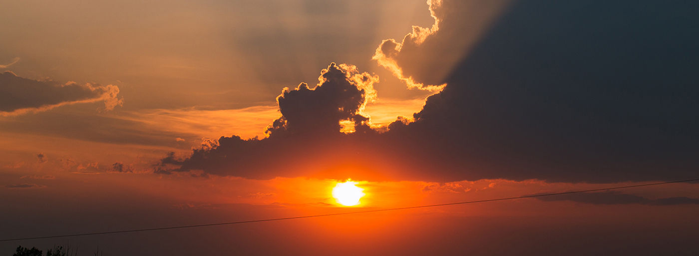 The last slide of the Election 2016 Cave Poster slide show: appropriately enough, a sunset.