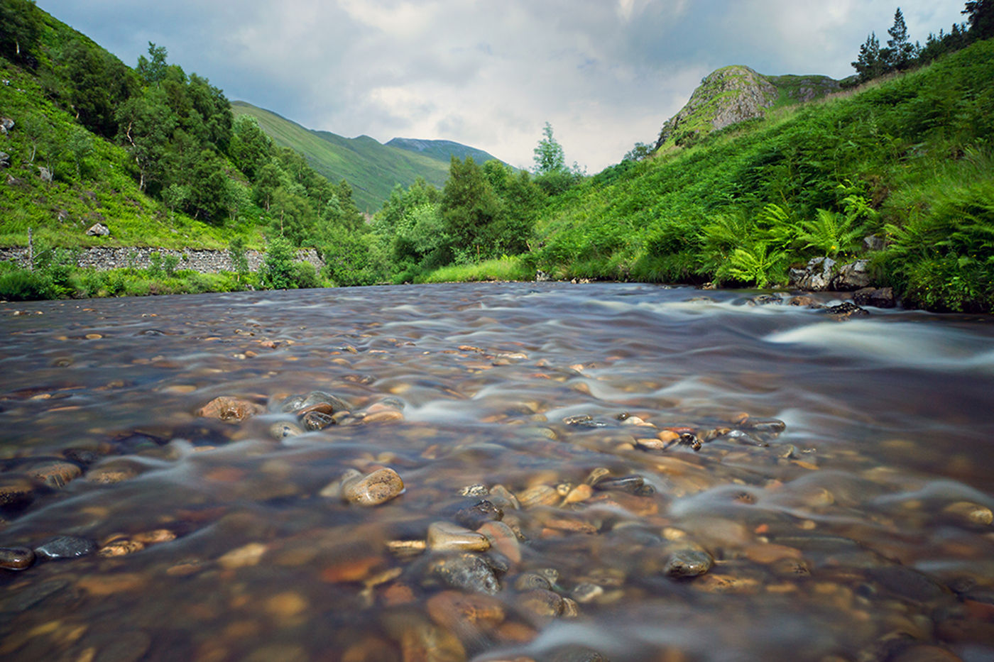 One of Scotland's many flowing rivers.