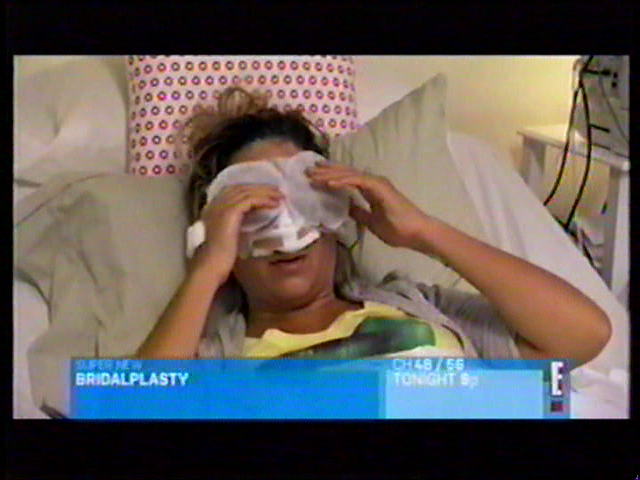 An E! show, Bridalplasty, actually being advertised on ABC Family on December 5, 2010.